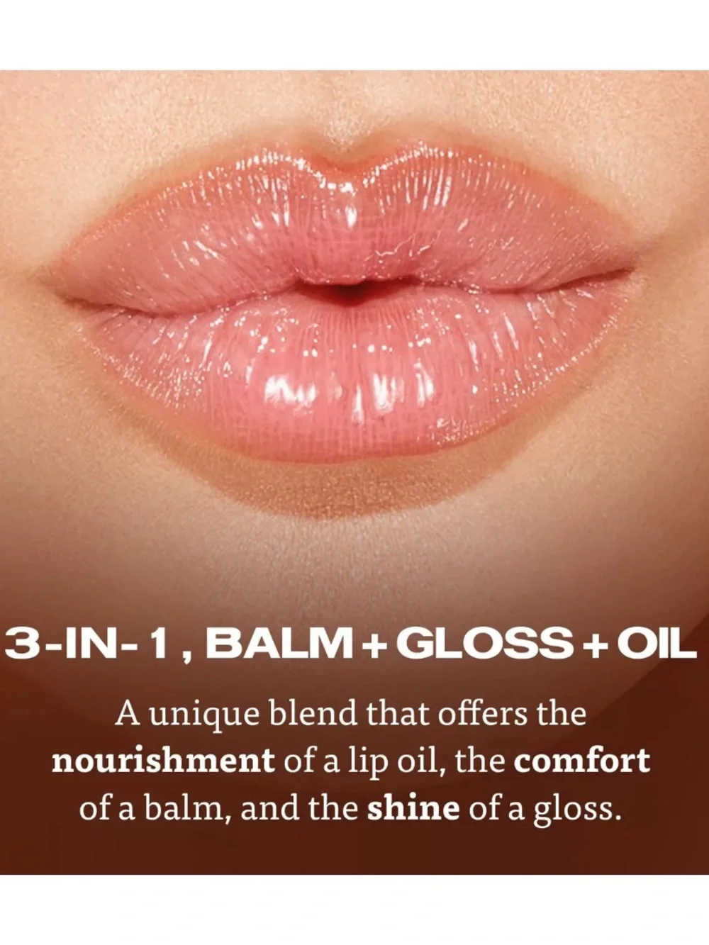 Sacheu Lip Glaze Elixir 3-in-1 Balm + Oil + Gloss in Bunny Tongue 3.5ml NEW
